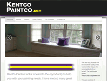 Tablet Screenshot of kentcopaintco.com